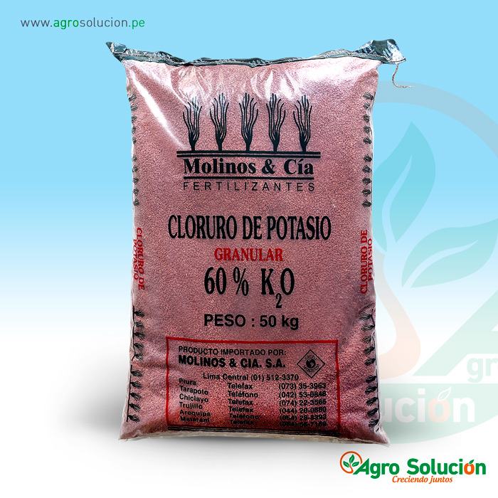 CLORURO DE POTASIO GRANULAR X 50KG